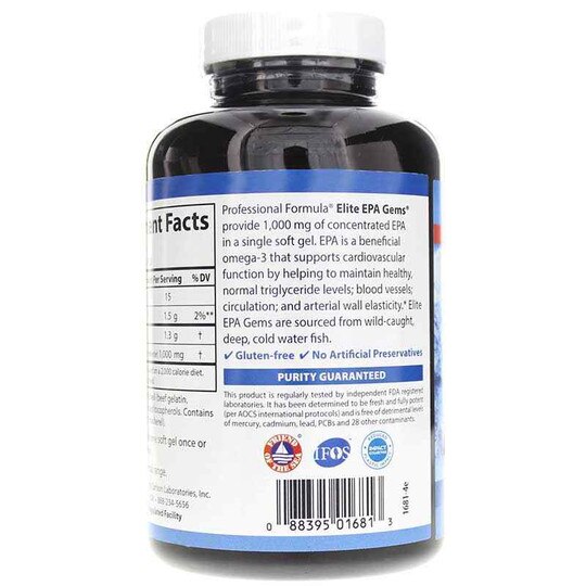 Elite EPA Gems 1000 Mg, CL